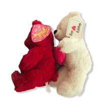 Sugar Loaf Kellytoy Stuffed Red Teddy Bear &amp; White Valentine’s Day Teddy Bear - £11.12 GBP