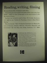 1974 Kodak Photography Ad - Reading, writing, filming - £14.53 GBP