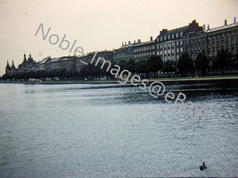 1955 Waterside View Copenhagen Red-Border Kodachrome Slide - £3.89 GBP