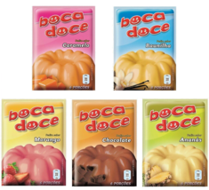 5 x Instant Pudding BOCA DOCE Portugal 5 Delicious Flavors Portuguese 5 ... - £11.98 GBP