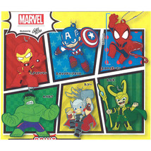 Guri Hiru&#39;s Marvel Avengers Keychain Spider-Man Iron Man Captain America Hulk - £10.38 GBP