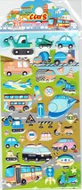 3D Car Train Bus Signs Traffic Kindergarten Sticker Size 19x10 cm/7.5x4 inch - £3.98 GBP