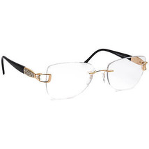 Silhouette Eyeglasses 6761 20 6061 Crystals Gold Rimless Metal Austria 52-18 130 - $449.99