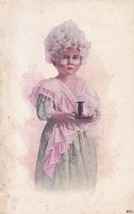Girl Dressed Like Grandma Postcard C14 - £2.40 GBP