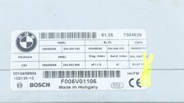 BMW Trunk Open Hatch Liftgate Gate Lift Assist Control Module 61.35 7304629 image 3