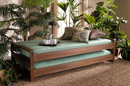 Tobin Walnut Expandable Twin Size to King Size Bed - $6,047.06 MXN