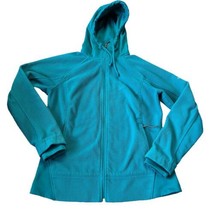 Columbia women’s full zip up fleece hooded monkey paw thumb hole jacket ... - £19.17 GBP
