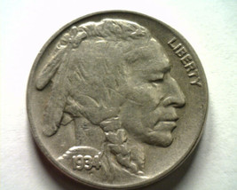 1934 BUFFALO NICKEL ABOUT UNCIRCULATED AU NICE ORIGINAL COIN FROM BOBS C... - $27.00