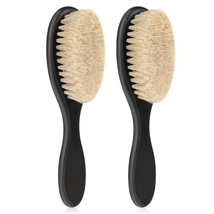 Slick Back Hair Brush, 2 Pack Soft Bristle Smoothing Hair Brushes for Women Curl - $14.95