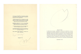 Bundle- 2 Assorted Joan Miro Original Signatures - £782.25 GBP