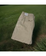 Oak Hill Pants Mens L Linen Blend Elastic Waist Drawstring Straight Beige - $32.76 CAD