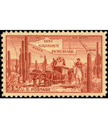 1953 3c James Gadsden Purchase, Arizona &amp; New Mexico Scott 1028 Mint F/V... - $18.76 MXN