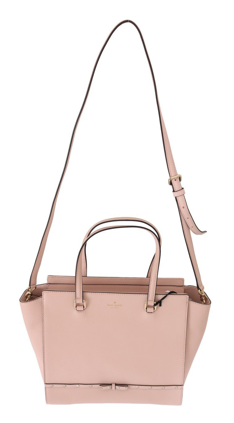 Pink HANDLEE Leather Handbag - £358.74 GBP
