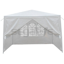 10&#39;X10&#39; 4 Walls Outdoor Canopy Party Tent Wedding Heavy Duty Gazebo Gard... - £68.01 GBP