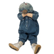 VTG Time Out Doll Girl Hat Backwards Denim Jean Outfit Fisher Price Shoes 28" - £77.86 GBP