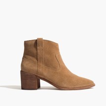 Madewell The Lonnie Boot In Khaki Brown Suede Size 7.5 - £59.24 GBP