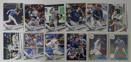 2017 Topps Series 1 Tampa Bay Rays Master Team Set of 12 Baseball Cards - £1.39 GBP