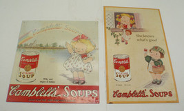 2 Campbells Soup Metal Decoration Signs - $10.00