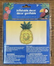 Inflatable ￼Pineapple Decor 13.5 x  23.25 Tropical Luau ￼Party - $2.49