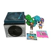 LOL Surprise REBEL Blue Green Remix Hair Flip Doll W/Boom Box + Extra Doll - £7.47 GBP