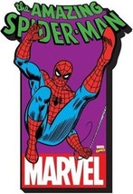 Amazing Spider-Man Character Image and Name Logo 3-D Die-Cut Magnet NEW ... - £4.74 GBP