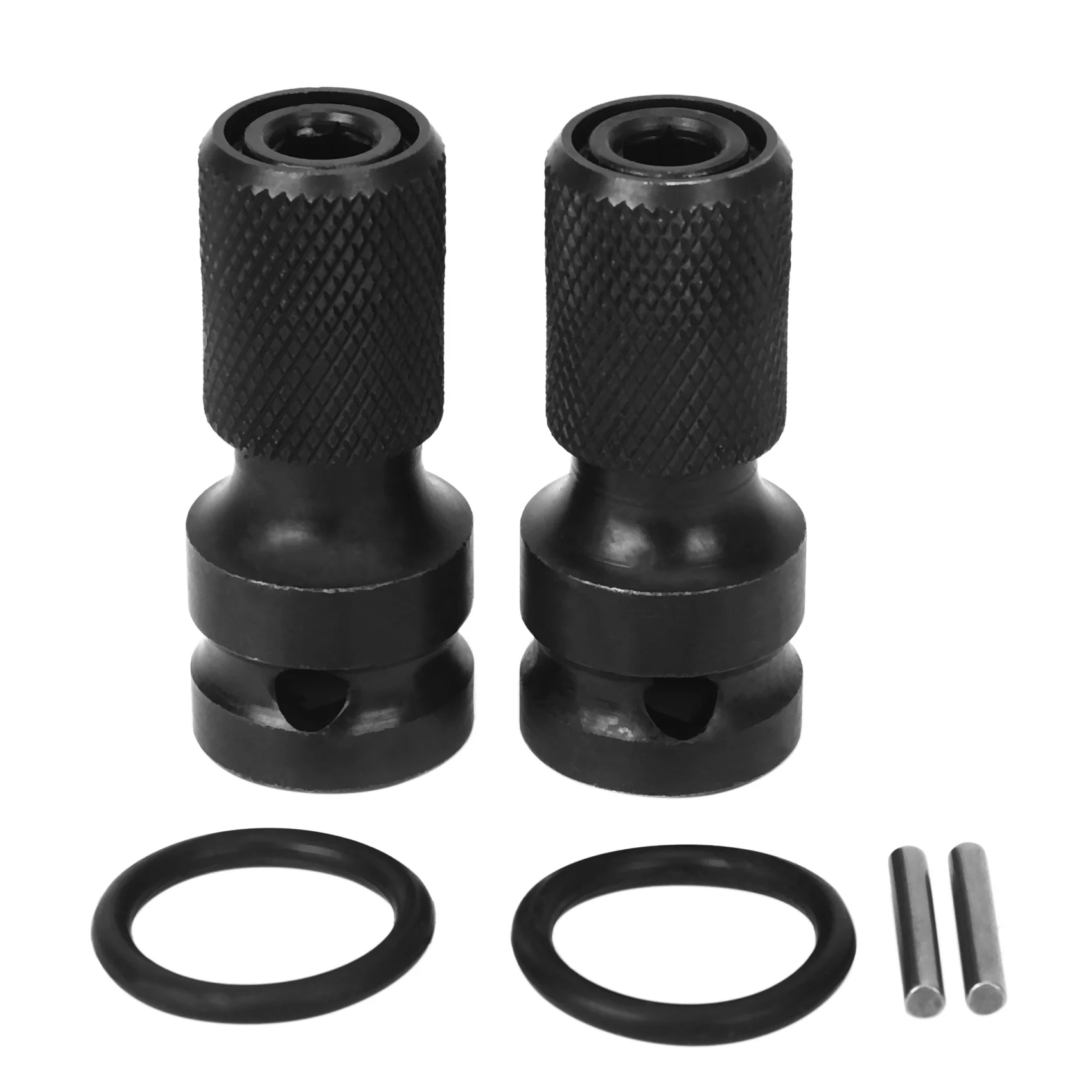 2 Pack 1/2 Square Drive to 1/4 Hex Shank Socket Adapter Quick Release Chuck Conv - $90.77