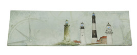 Zeckos Coastal Lights Mantel Sized Lighthouse LED Canvas Print - £21.20 GBP