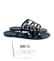 Olivia Miller Milos Island Jelly Sandals- Black , US 9 - £19.33 GBP