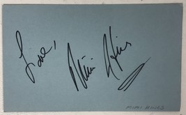 Mimi Hines Signed Autographed Vintage 3x5 Index Card - Singer - £7.80 GBP