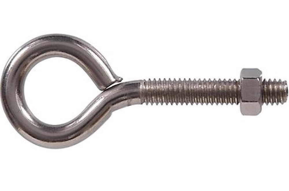 Hardware Essentials 320764 Stainless Steel Eye Bolt Hex Nut 5/16-18 X 3-... - $12.82
