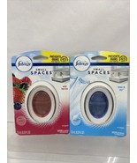(2) Febreze Small Spaces Air Freshener Linen Sky &amp; Wild Berries Prevent ... - $7.05