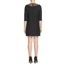 NWT Womens Size 12 Cece by Cynthia Steffe Black Cleo Lace Neck Shift Dress - £32.35 GBP