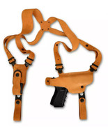 Fits Springfield 3.6.40 CALM Suede Horizontal Shoulder Holster Single Ma... - £50.35 GBP