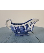 W. Ridgway &amp; Co. Great Britain England 1832 Blue Willow Gravy Boat Cream... - €22,82 EUR