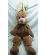 VINTAGE Princess Soft Toys LARGE BROWN BUNNY RABBIT 35&quot; Plush Stuffed An... - €71,58 EUR