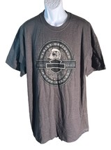 Harley Davidson Mens Short Sleeve Walters Bros Peoria Illinois T-Shirt Gray 2XL - £12.40 GBP