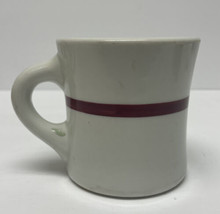 Vintage TEPCO CHINA Mauve Stripe Mug Cup - $18.76