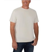 Calvin Klein Mens T-Shirt Beige Shadow Stripe Short Sleeves Classic Fit ... - $50.75 CAD