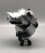 2-Sided Silver Mecha Cat image 4
