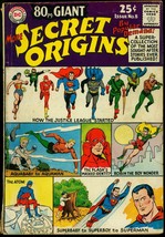 80 Page Giant #8 1965- More Secret Origins- Justice League- Aquaman G/VG - £73.87 GBP