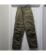 Vintage USAF WW2 Type A-9 Flight Pants Alpaca Fur Lined Trousers Men&#39;s S... - $185.49