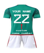 Custom Soccer Mexican Jersey suit for Men Kid Any Name Number 2022 green... - £38.21 GBP