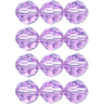 12 Lt Amethyst Round Swarovski Crystal Beads 5000 4mm - £7.44 GBP