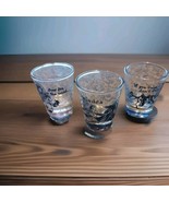 Vintage Collectible Shot Glasses 3pc Western Shooter Comedy - $237.52 MXN