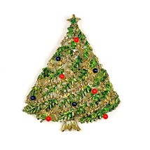 Gerry&#39;s Christmas Tree Brooch Vintage Holidays Fashion Jewelry Signed Pi... - €20,63 EUR