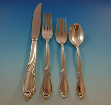 Rhapsody by International Sterling Silver Flatware Service For 12 Set 48 Pieces - £2,021.62 GBP