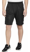Adidas Active 3 Stripe Drawstring Shorts Zipper Pockets, Black/White, Size: XL - £22.09 GBP
