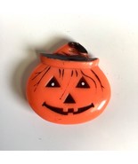 Vtg Plastic Halloween Jack-o-Lantern Plastic Clicker Fun World Hong Kong... - $8.60