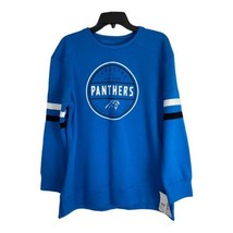 NFL Team Apparel Womens Shirt Size Large Carolina Panthers Teal Football NEW - $34.68