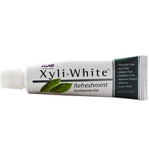 NOW Foods XyliWhite Toothpaste Gel Fluoride-Free Refreshmint, 1 Ounces - £4.80 GBP